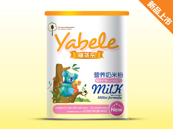 雅蓓樂健味護(hù)暢+小米配方營(yíng)養(yǎng)奶米粉