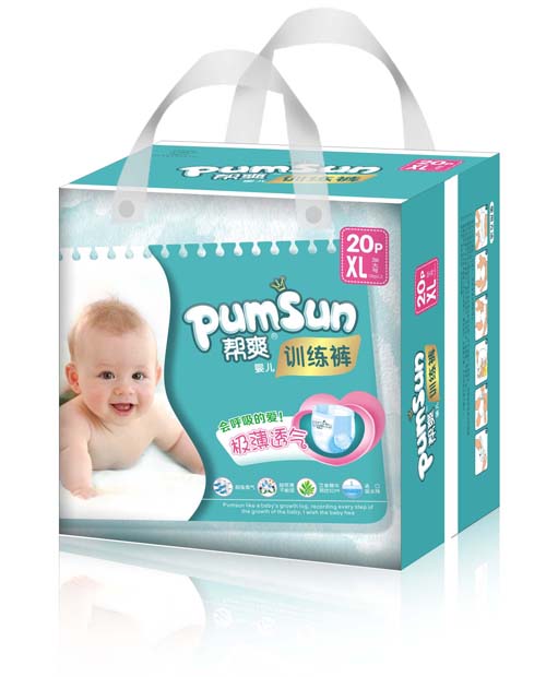 幫爽極薄透氣嬰兒訓練褲XL碼