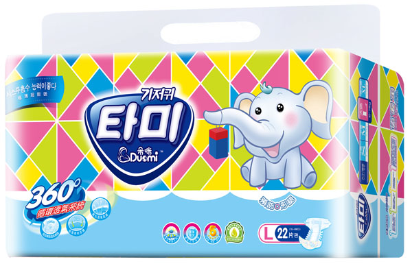 朵咪極薄超能吸嬰兒紙尿褲L22片