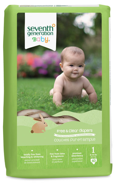 七世代嬰兒尿不濕1階段40片