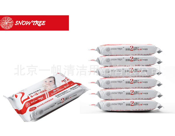 snowtree雪樹(shù)嬰幼兒濕巾2段10片裝
