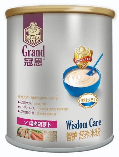 冠恩雞肉胡蘿卜智護營養(yǎng)米粉