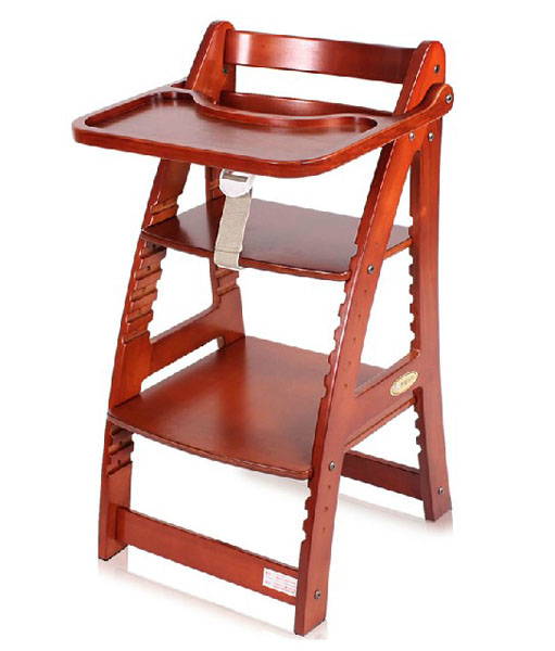 愛斯博兒全實(shí)木寶寶餐椅