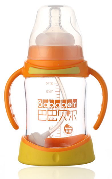 巴巴貝爾魔術防摔玻璃寬口自動奶瓶210ML