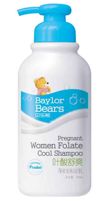 貝樂熊葉酸舒爽孕婦沐浴乳320ML
