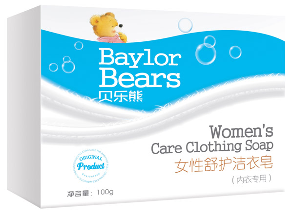 貝樂熊女性舒護潔衣皂100g
