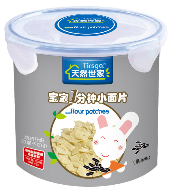 天然世家黑米味小面片