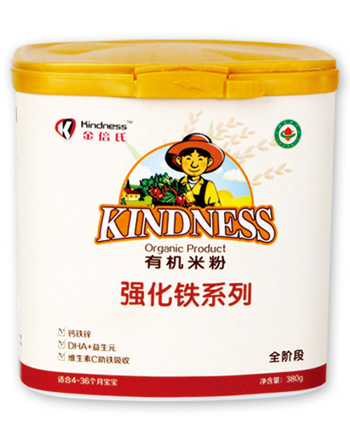 金倍氏強化鐵米粉-桶裝全階段