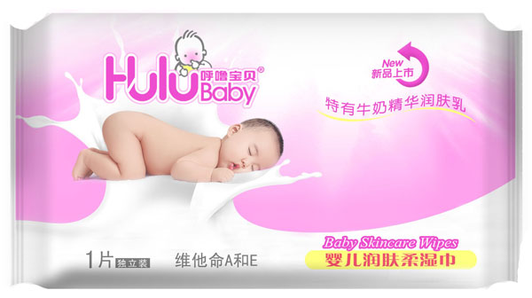 呼嚕寶貝嬰兒潤(rùn)膚柔濕巾1片裝