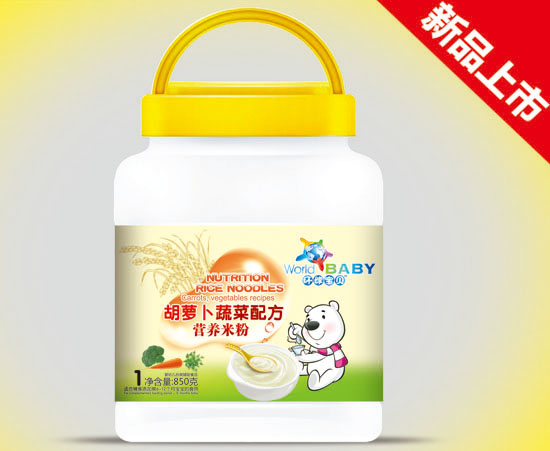 環(huán)球?qū)氊惡}卜蔬菜配方營(yíng)養(yǎng)米粉850克1