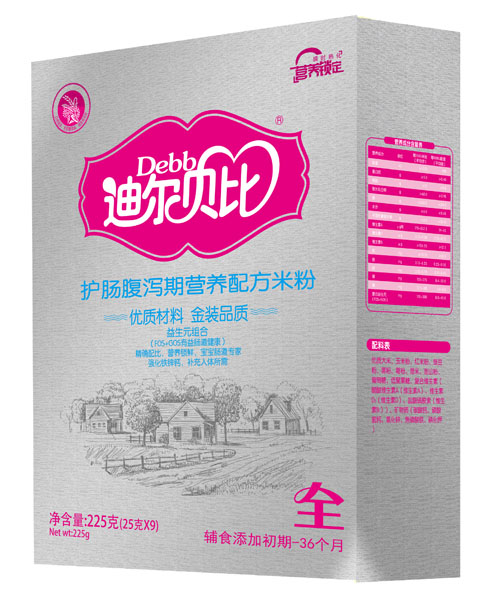 迪爾貝比護腸腹瀉營養(yǎng)配方米粉期盒裝