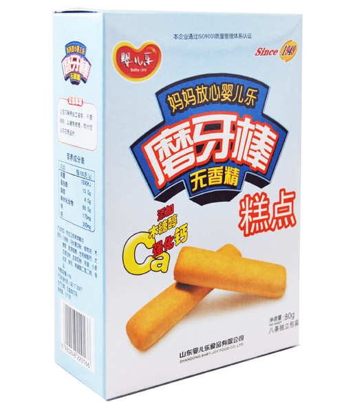 嬰兒樂強(qiáng)化鈣磨牙棒80g