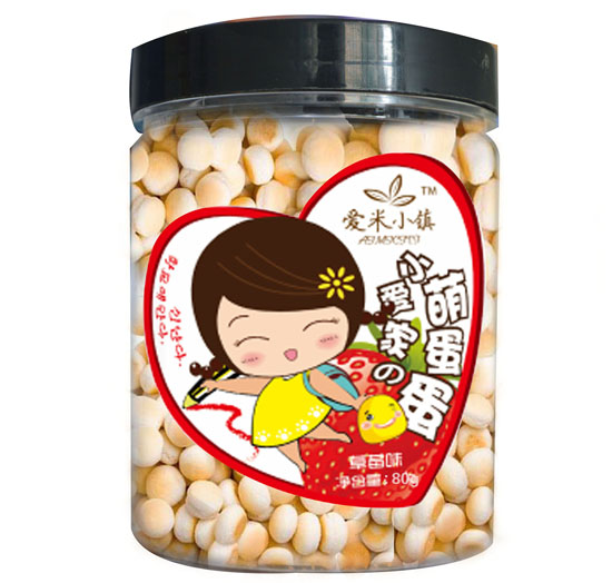 愛米小鎮(zhèn)嬰兒萌蛋蛋草莓味