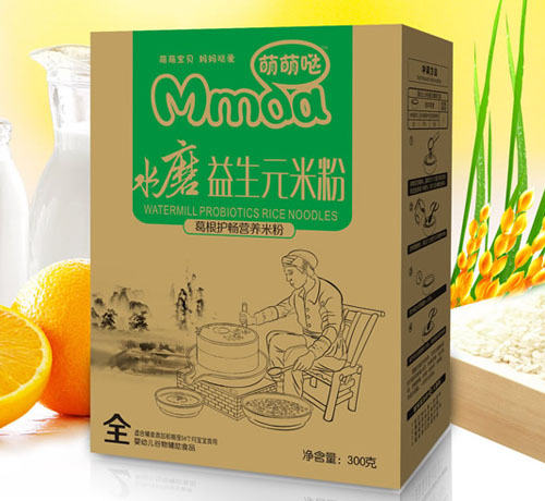 萌萌噠300克盒裝葛根護暢水磨米粉