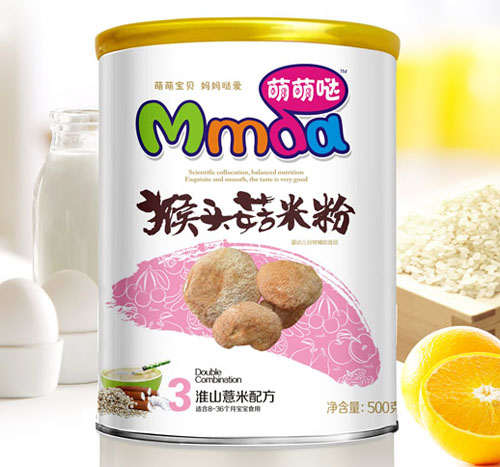 萌萌噠500克紙聽淮山薏米猴頭菇米粉