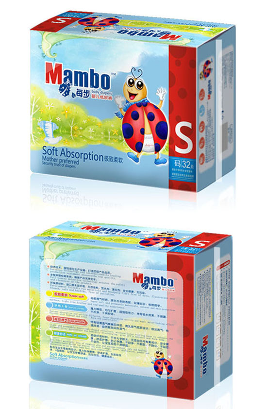 Mambo每步嬰兒紙尿褲S碼32片小包裝