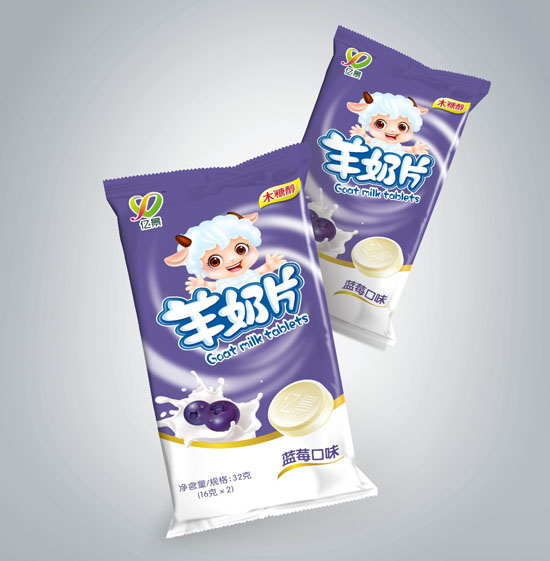 億景羊奶片藍(lán)莓口味袋裝