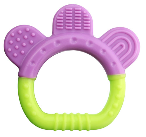 噯唯雙色花邊型牙膠