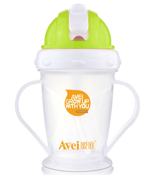 噯唯吸管式水杯(180ml)l綠色