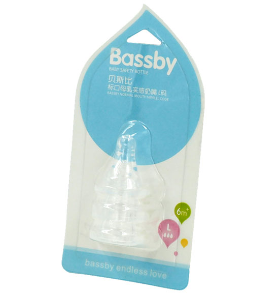 貝斯比標(biāo)口母乳實感奶嘴(三個裝)L碼
