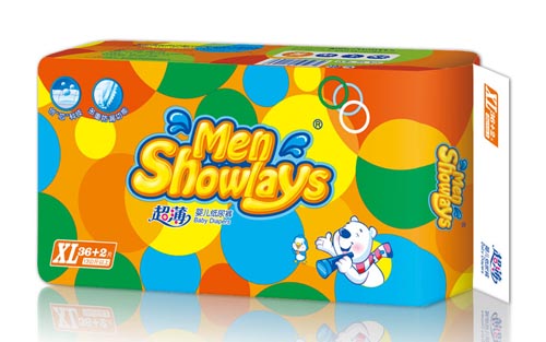 Menshowlays超薄嬰兒紙尿褲XL碼