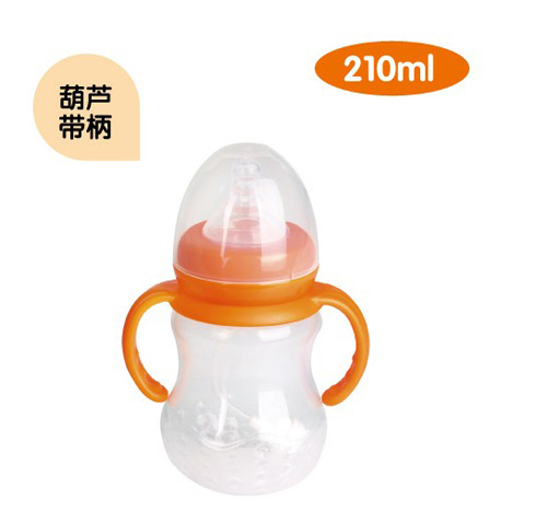 培貝葫蘆帶柄寬口徑自動(dòng)奶瓶210ml
