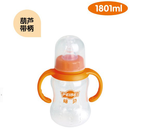 培貝葫蘆帶柄標口徑自動奶瓶350ml