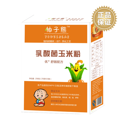 柚子熊乳酸菌玉米粉