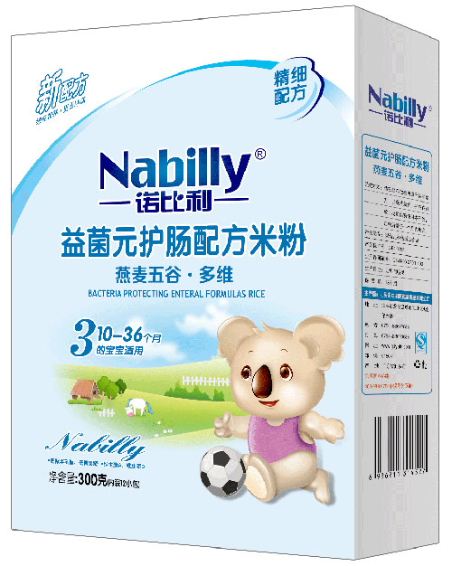 諾比利燕麥五谷多維益菌元護腸配方米粉