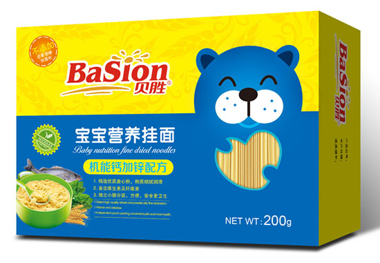 貝勝機(jī)能鈣加鋅配方寶寶營(yíng)養(yǎng)掛面