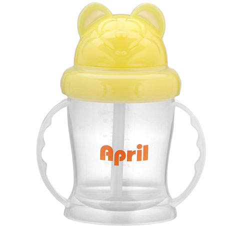 愛普麗PP吸管訓(xùn)練杯(黃)