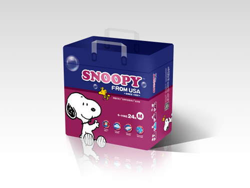 半芯體紙尿褲中包24