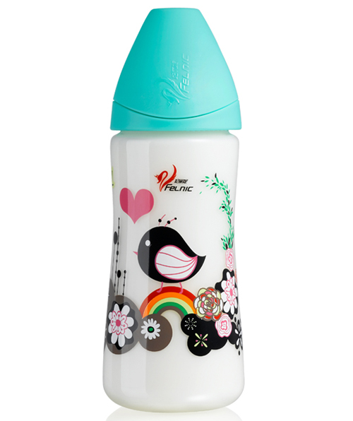 妃麗妮時尚寬口徑PP奶瓶