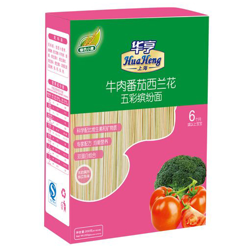 華亨牛肉番茄西蘭花五彩繽紛面