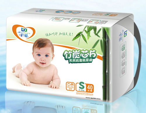 倍愛(ài)綿柔極薄竹炭芯片紙尿褲L碼(中包裝)