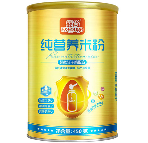 嬰尚超微細(xì)加奶營養(yǎng)米粉純米粉