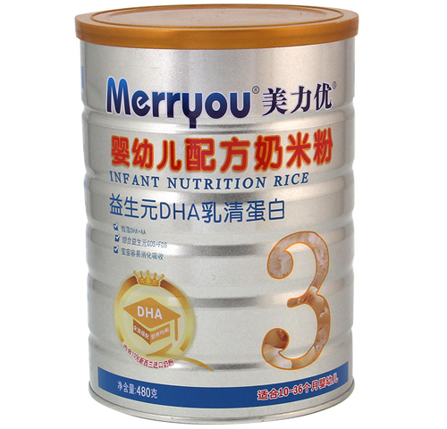 美力優(yōu)益生元DHA乳清蛋白嬰幼兒奶米粉
