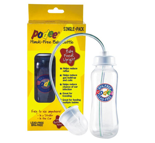 PODEE美進口免持奶瓶標(biāo)口PP奶瓶(單只裝)