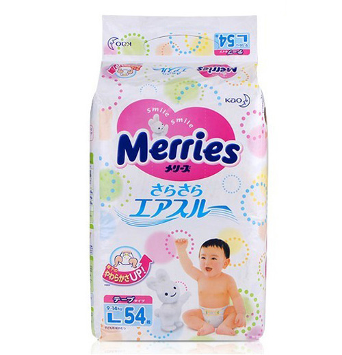 花王嬰兒紙尿褲L碼54片