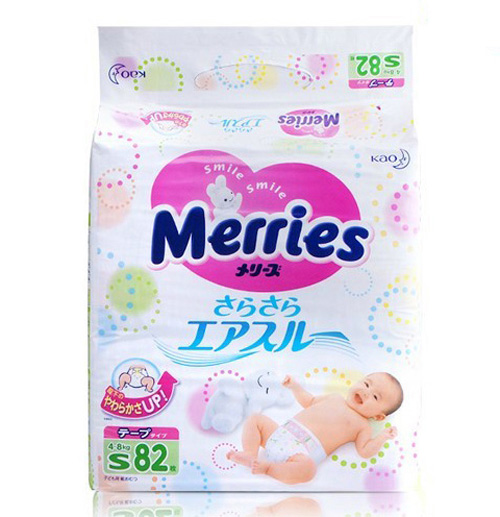 花王嬰兒紙尿褲S碼82片