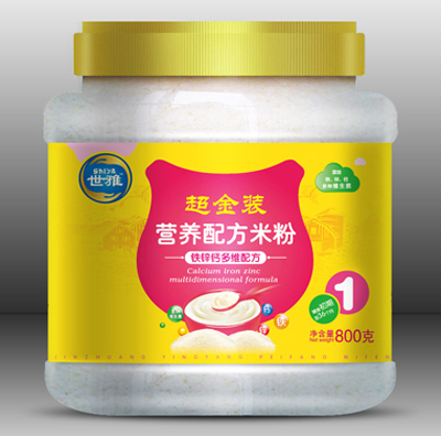 世雅超金裝鐵鋅鈣多維營養(yǎng)米粉