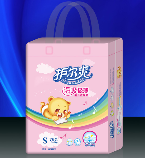 護爾爽瞬吸極薄嬰兒紙尿褲S碼76片