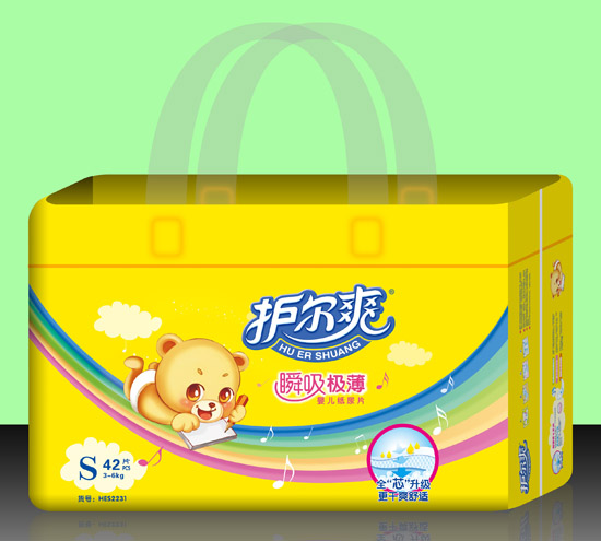 護(hù)爾爽瞬吸極薄嬰兒紙尿片S碼42片