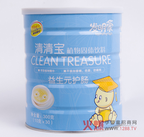 黃金麥?zhǔn)习l(fā)明家益生元護(hù)腸清清寶