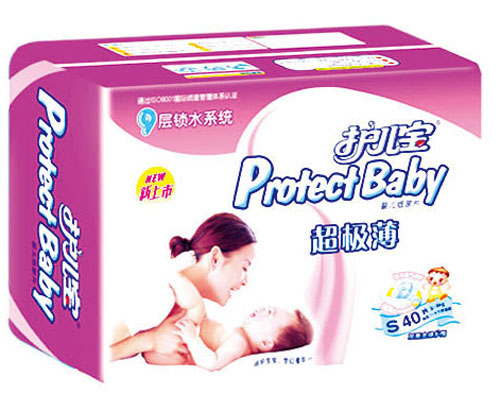 護(hù)兒寶超級薄嬰兒紙尿片S碼40片