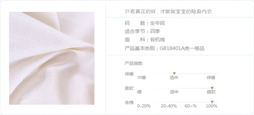 有機棉內(nèi)衣材質(zhì)