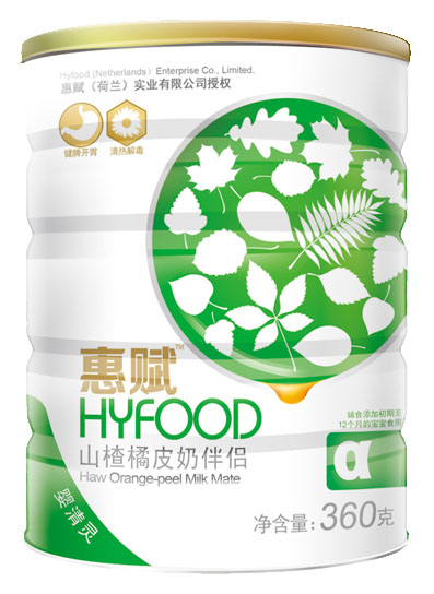 惠賦嬰清靈(山楂橘皮)α段360克