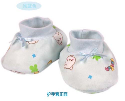 KUNKUN嬰兒棉質(zhì)護腳套淺藍(lán)色