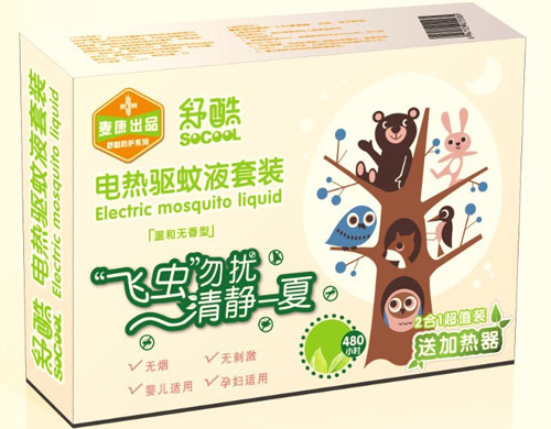 舒酷電熱驅(qū)蚊液套裝