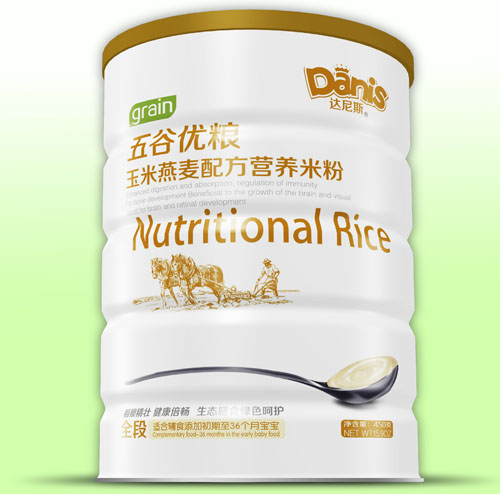 達(dá)尼斯五谷優(yōu)糧玉米燕麥米粉